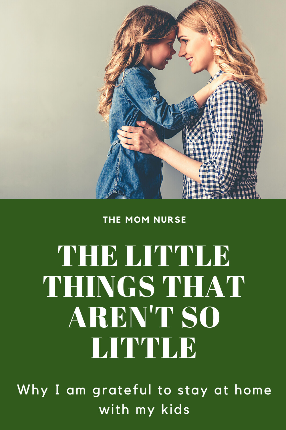When the little things aren't so little after all-Staying home with your littles