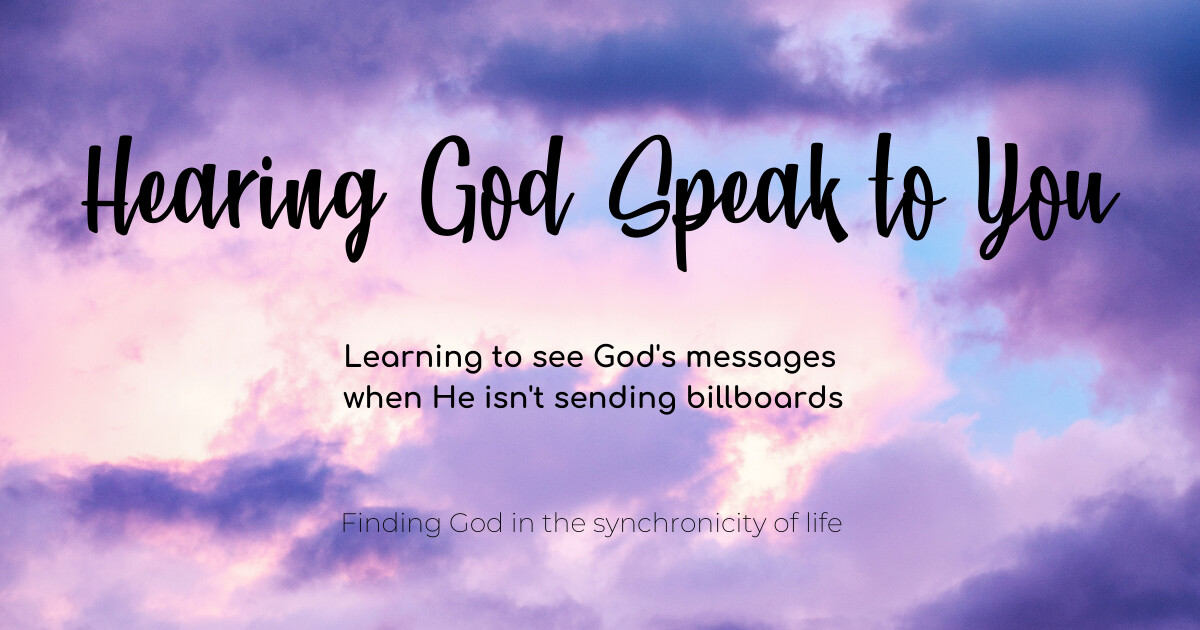 Hearing God Speak to You
