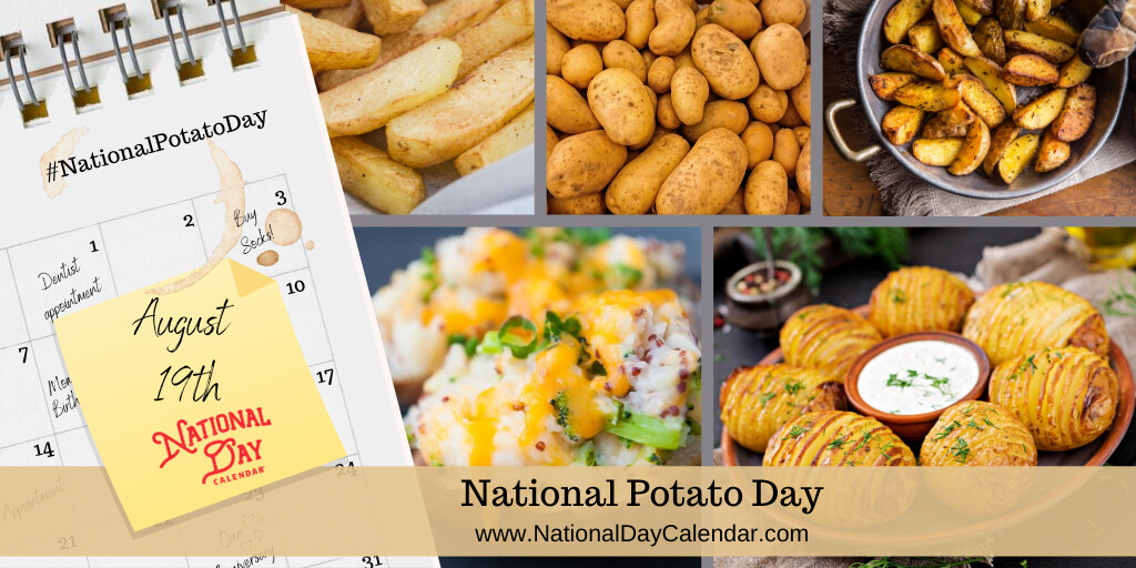 August 19th is National Potato Day!  Check out this essential oil infused Spicy Potato Salad Recipe!