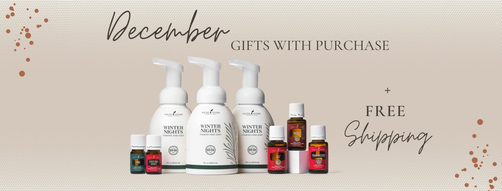 Young Living December Gifts with Purchase