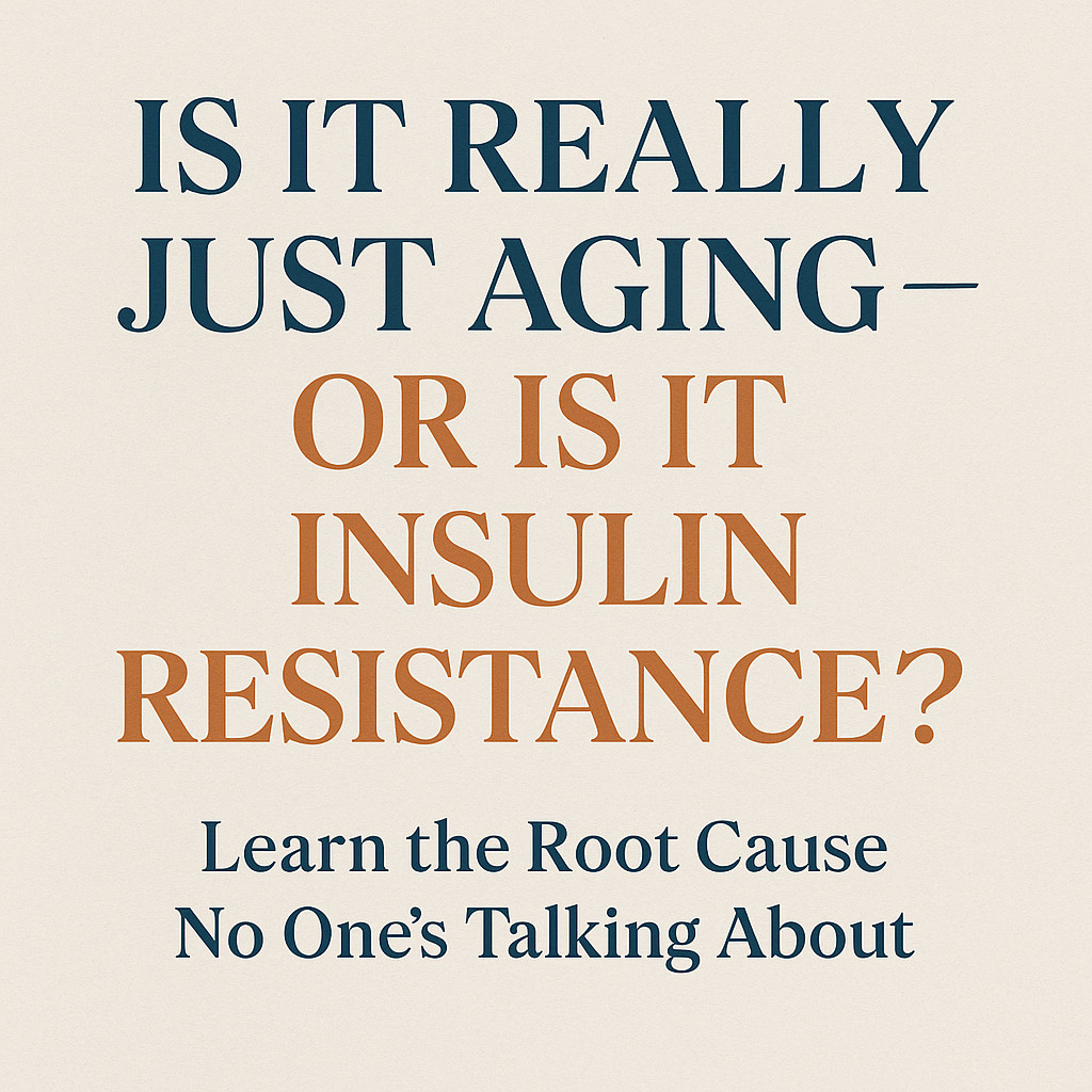 Is It Really Just Aging — Or Is It Insulin Resistance?