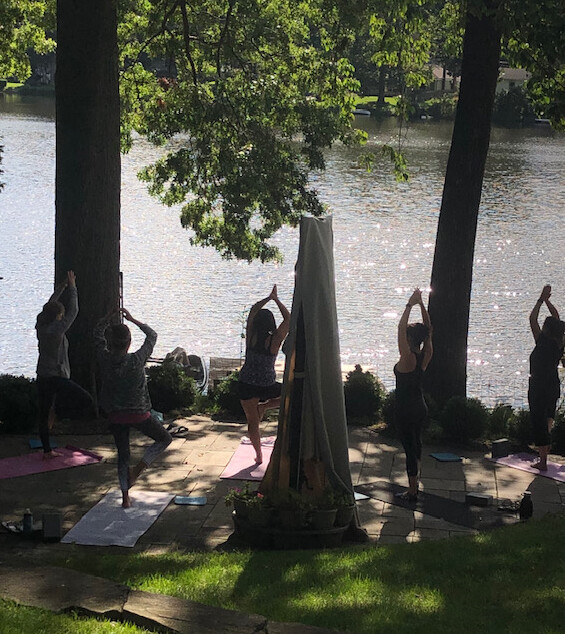 Yoga at the Lake