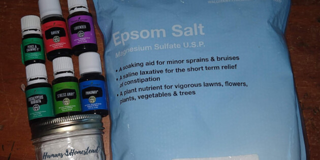 Bath Salts Infused With Essential Oils 