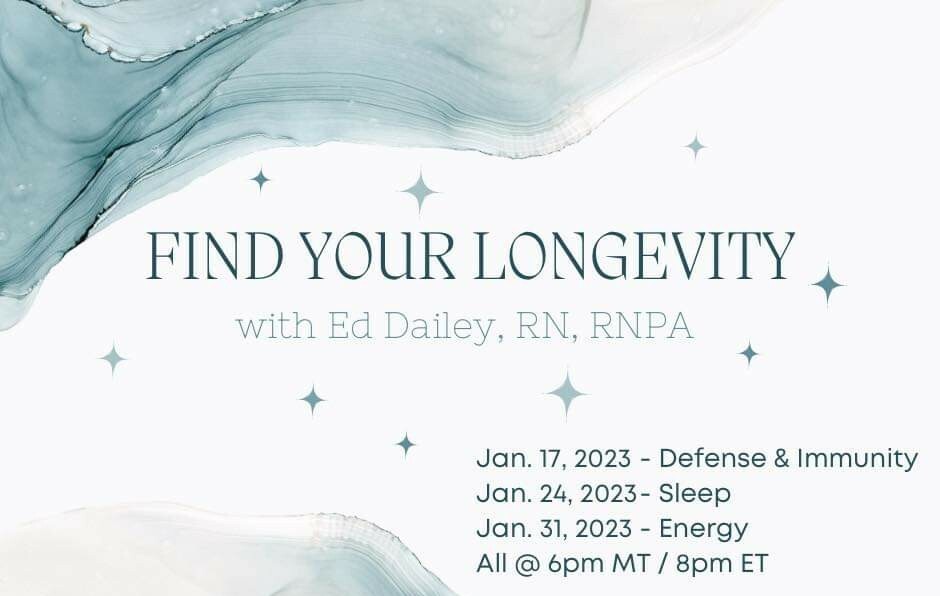You're Invited: 'Find Your Longevity' Series by Registered Nurse #WellnessWednesday 