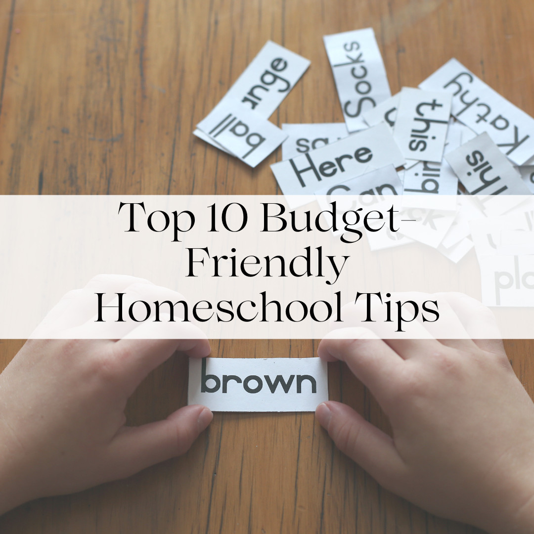 Top 10 Budget-Friendly Homeschool Tips