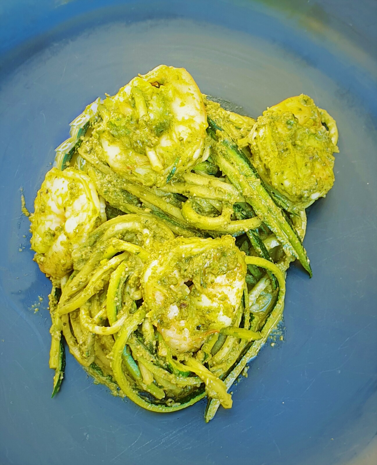 Prawn & Pesto Zoodles