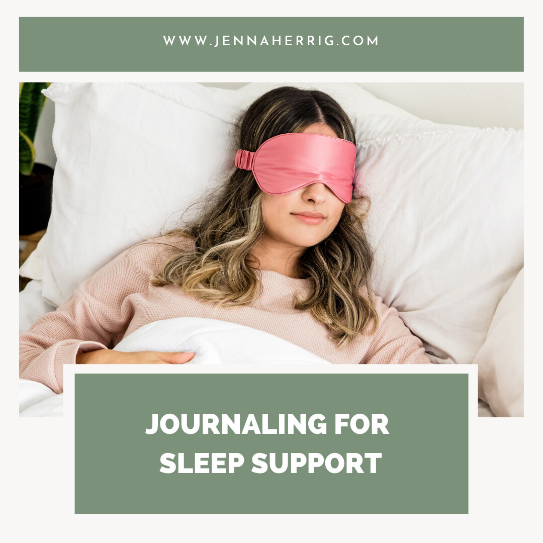 Journaling for Sleep Support 