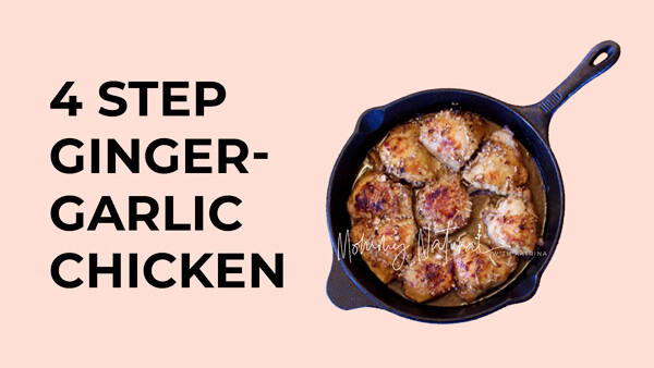 4 Step Ginger-Garlic Chicken