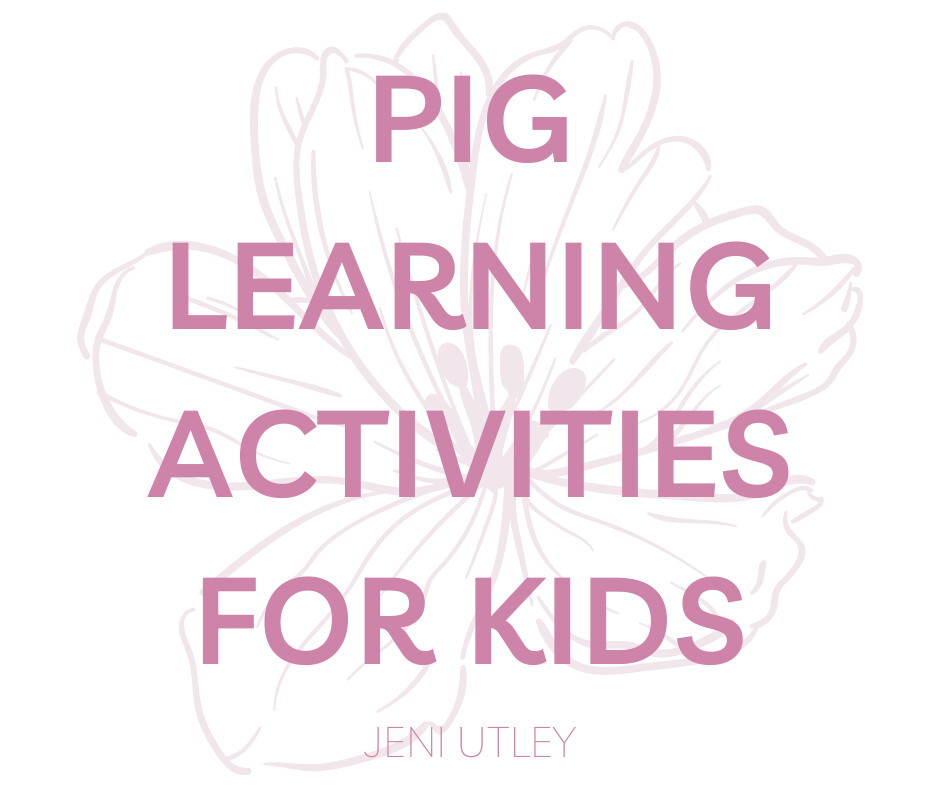 Pig Learning Activities for Kids