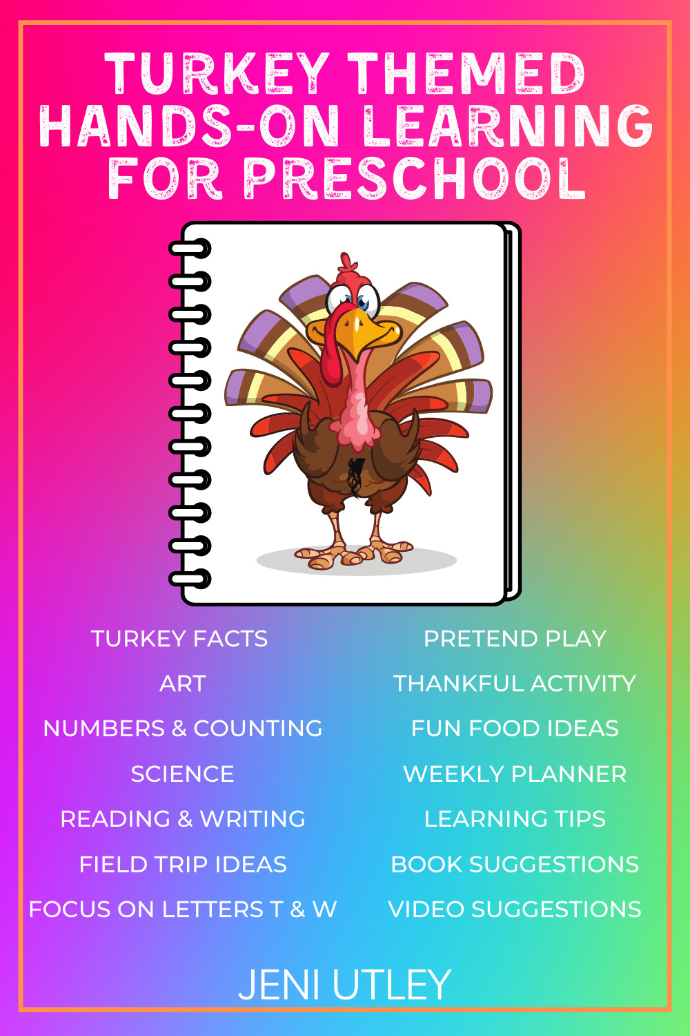 TURKEY / THANKSGIVING LEARNING ACTIVITIES FOR PRESCHOOLERS