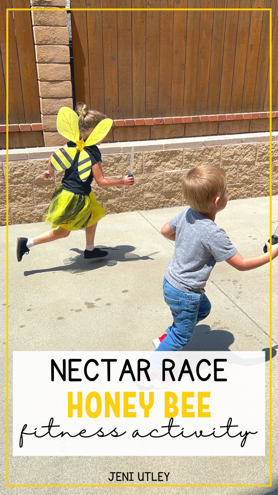 NECTAR RACE: A FUN FITNESS ACTIVITY TO TEACH YOUR PRESCHOOLER ABOUT BEES