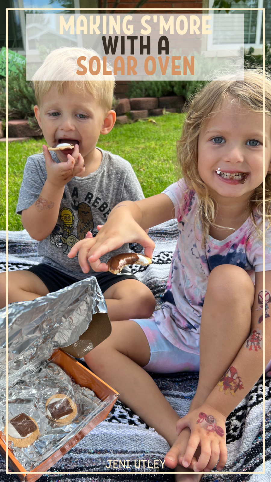 MAKING S'MORES WITH A SOLAR OVEN