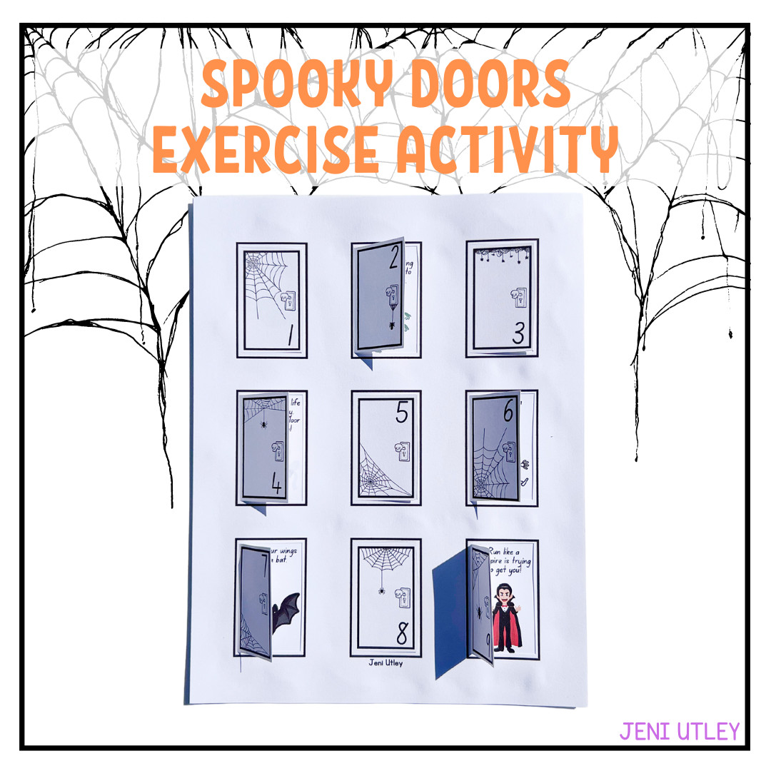 SPOOKY DOORS HALLOWEEN EXERCISE FOR KIDS