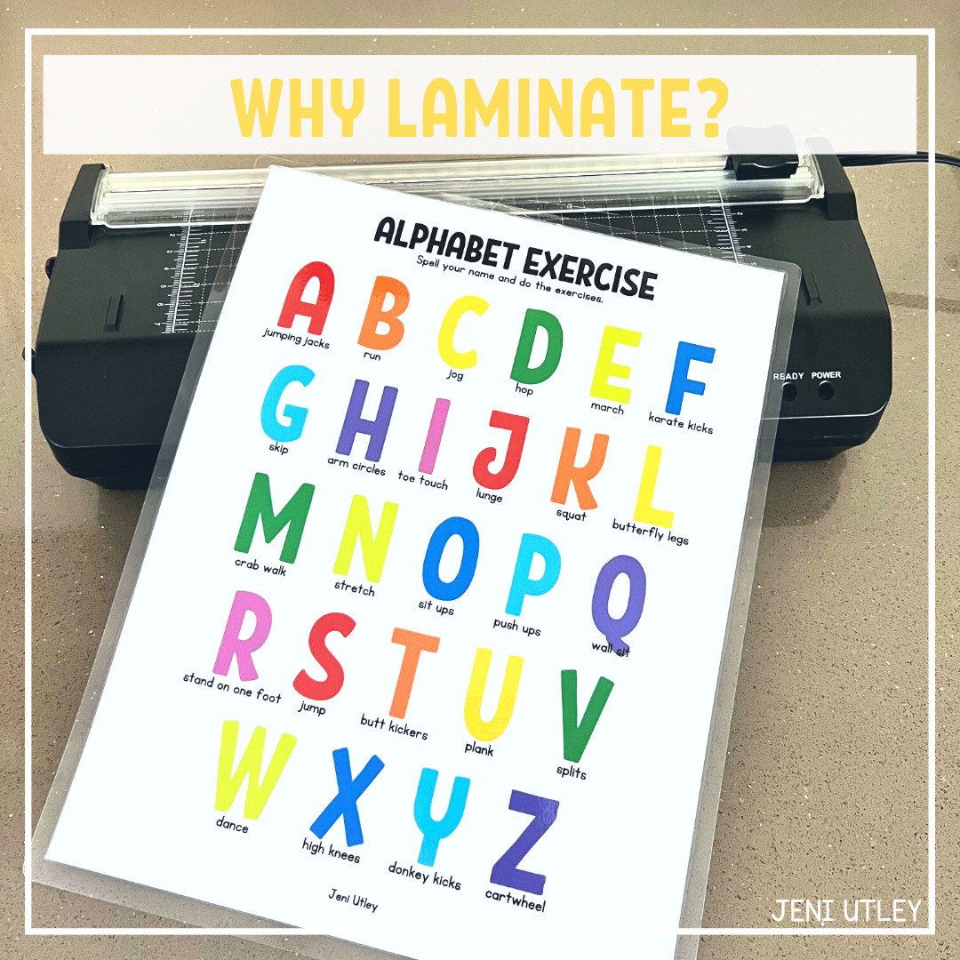 Laminate Your Way to Preschool Perfection: A Homeschool Parent's Guide