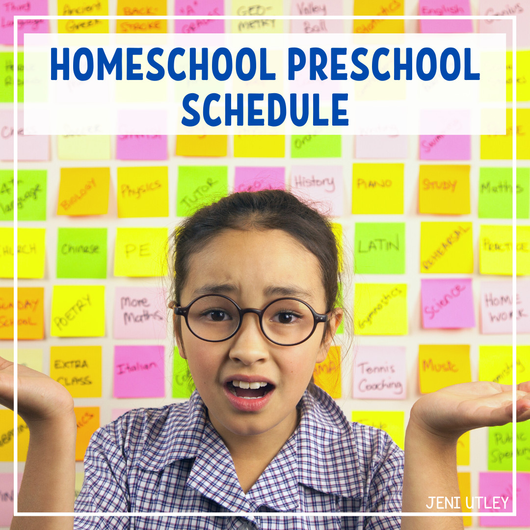 Homeschool Preschool Schedule