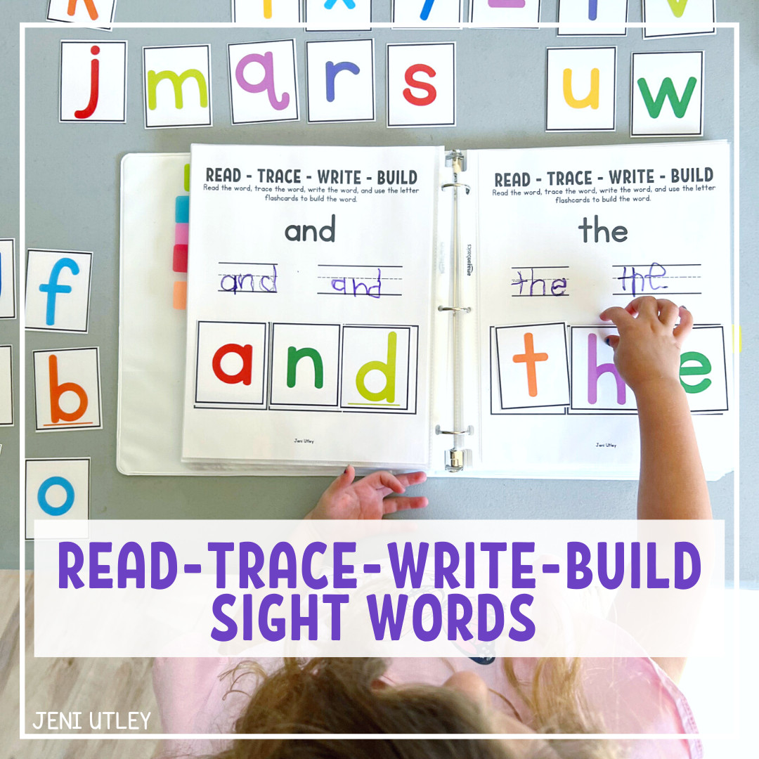 Read, Trace, Write, and Build Sight Words