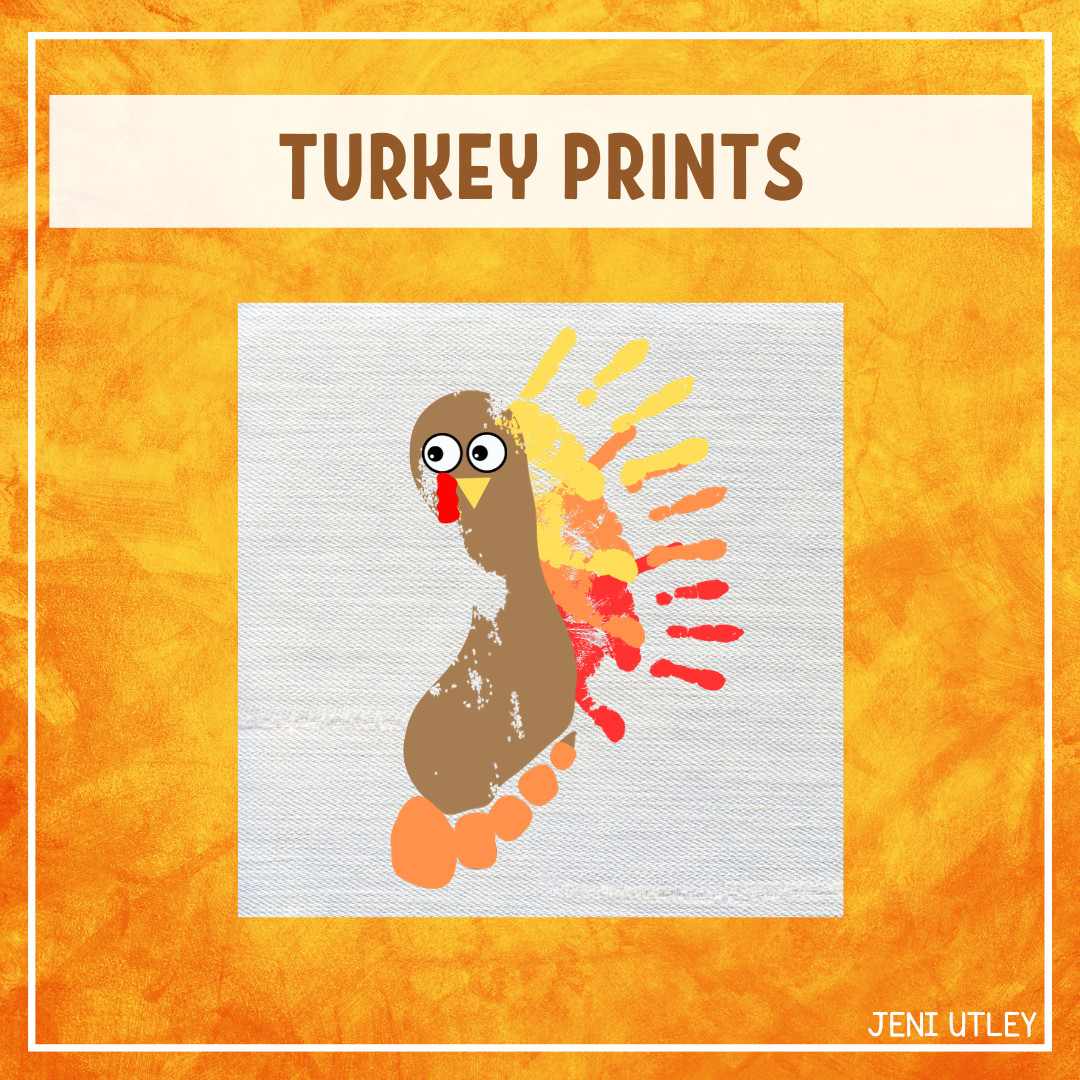 Turkey Prints Thanksgiving Craft for Kids