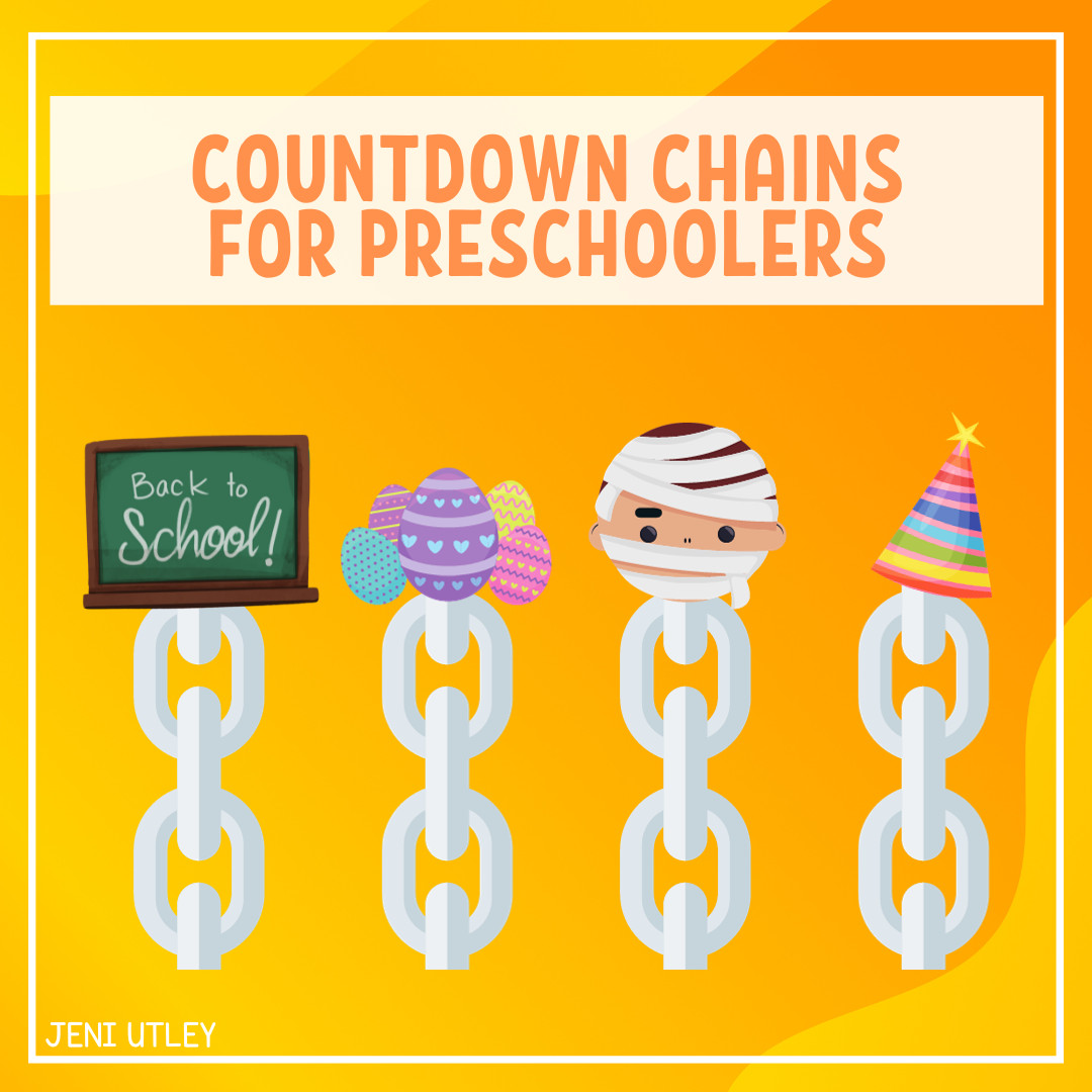 Countdown Chains for Preschoolers