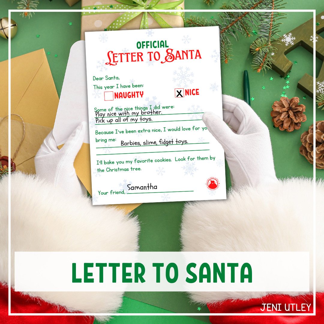 Write Santa a Letter - A Fun Activity for Preschoolers