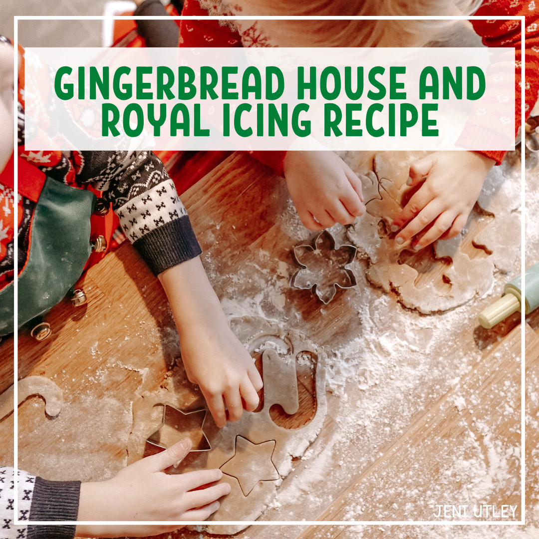 Gingerbread House and Royal Icing Recipes + How Preschoolers Can Help