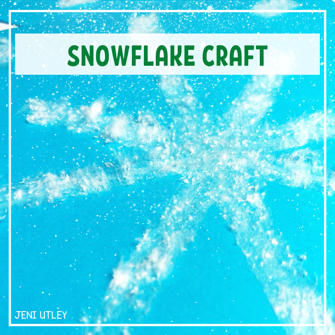 Snowflake Craft for Preschoolers