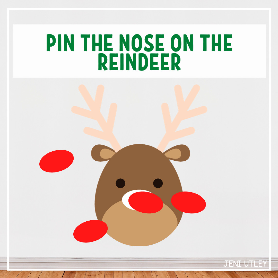 Pin the Nose on the Reindeer