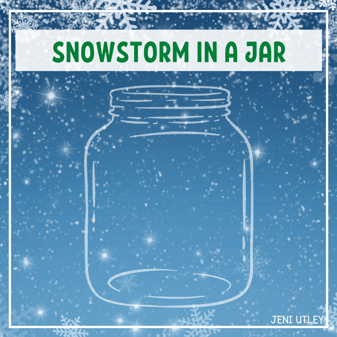 Snowstorm in a Jar Science Activity for Preschoolers