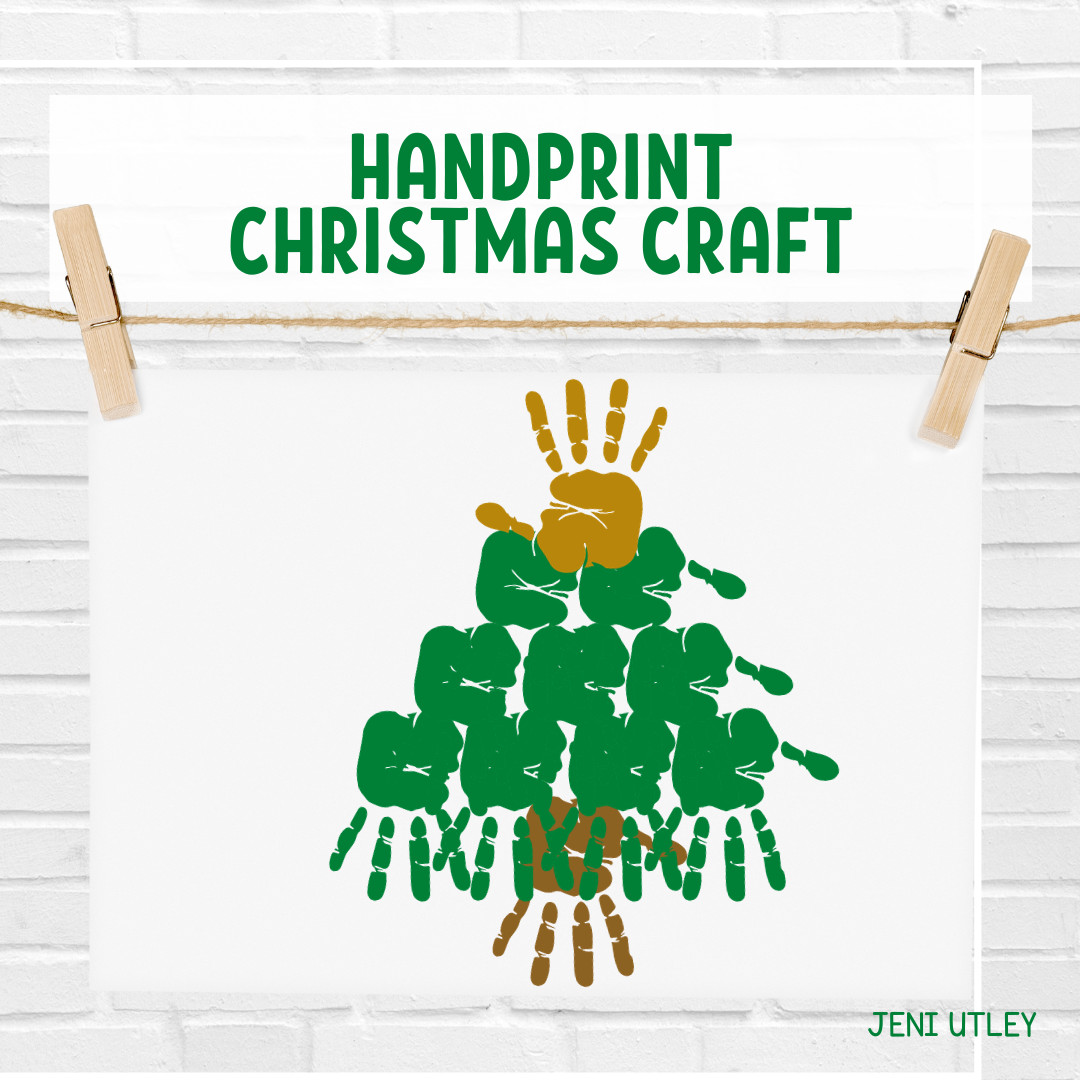 Handprint Christmas Craft for Preschoolers