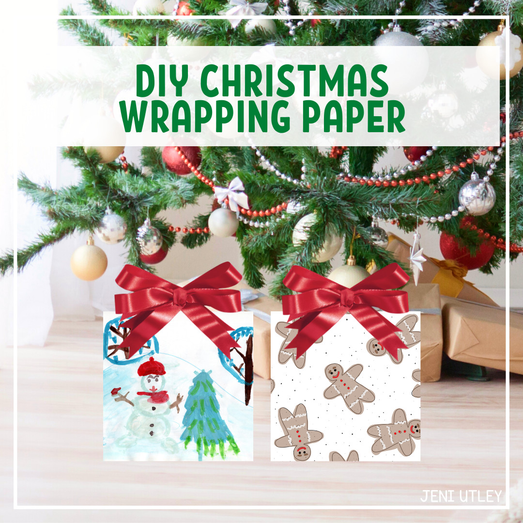 DIY Wrapping Paper for Preschoolers