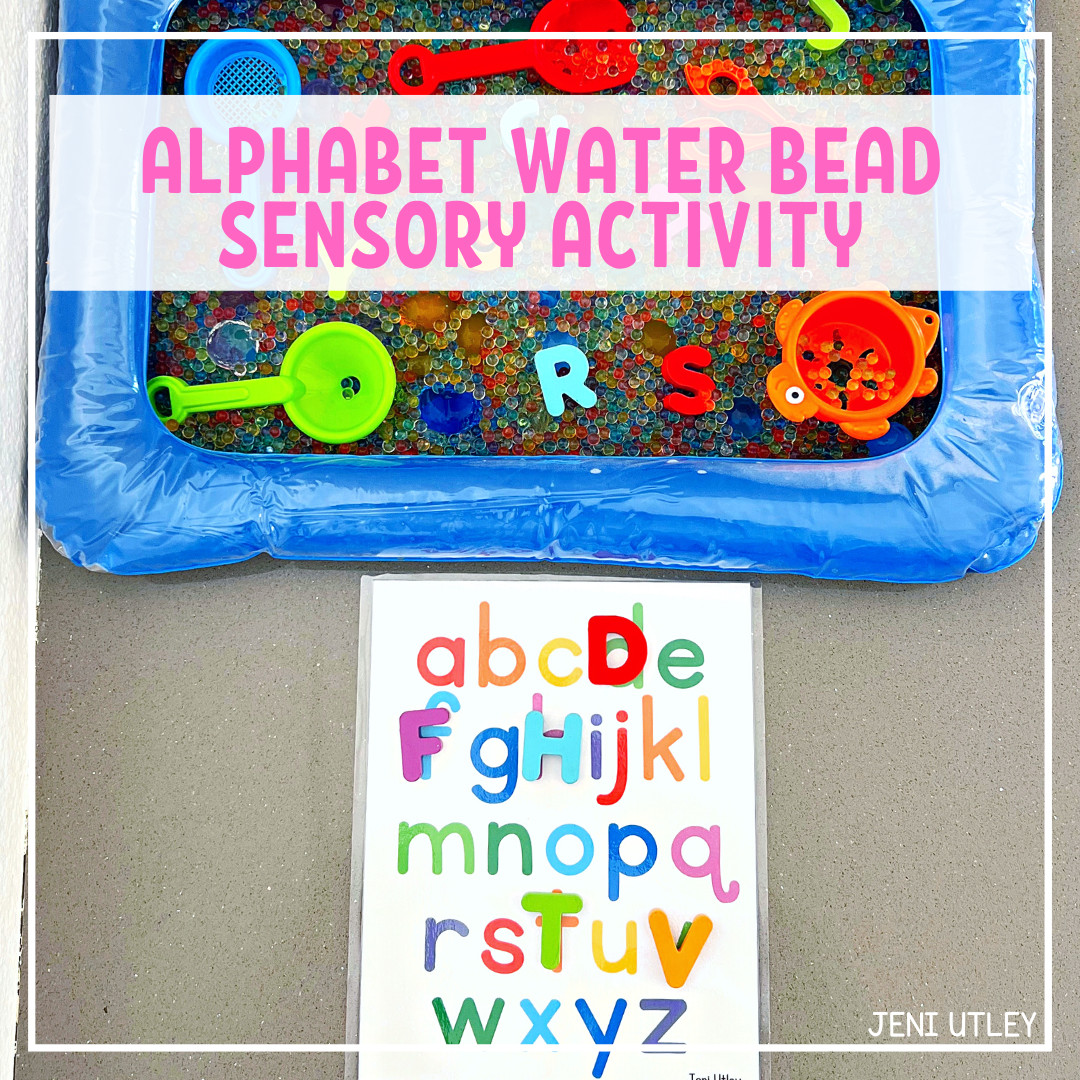 Alphabet Water Bead Sensory Activity