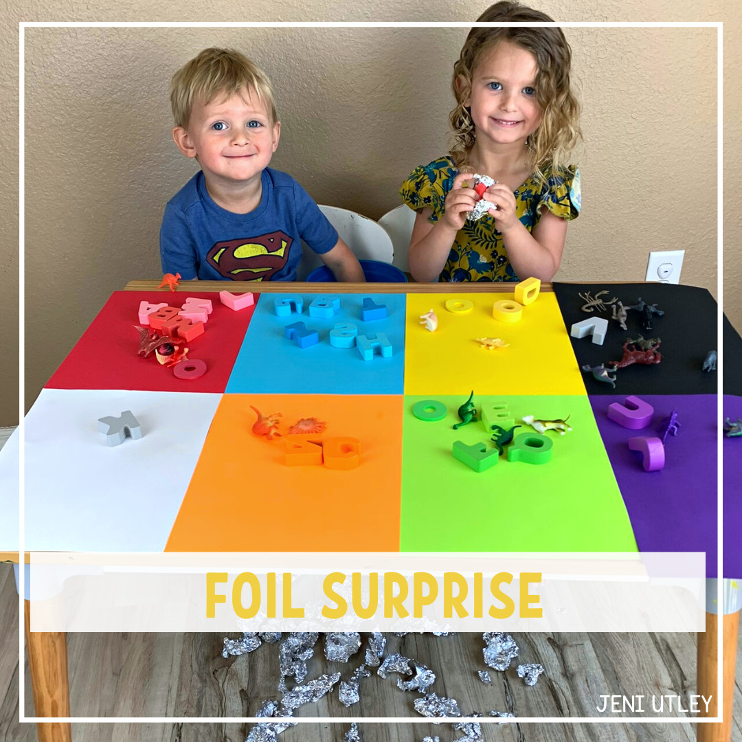 Foil Surprise: Preschool Color Activity