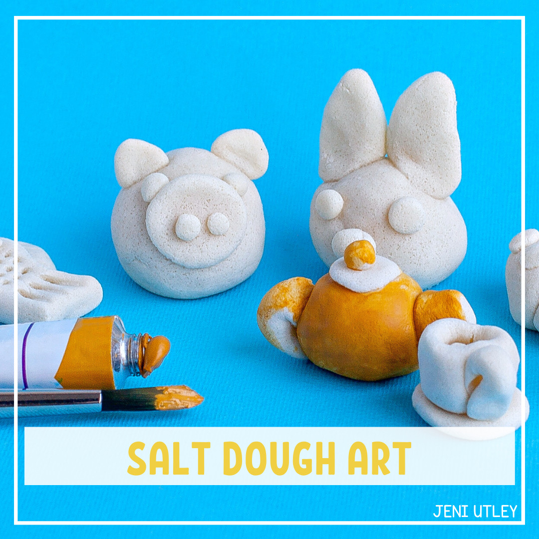 Salt Dough Art: Preschool Color Activity