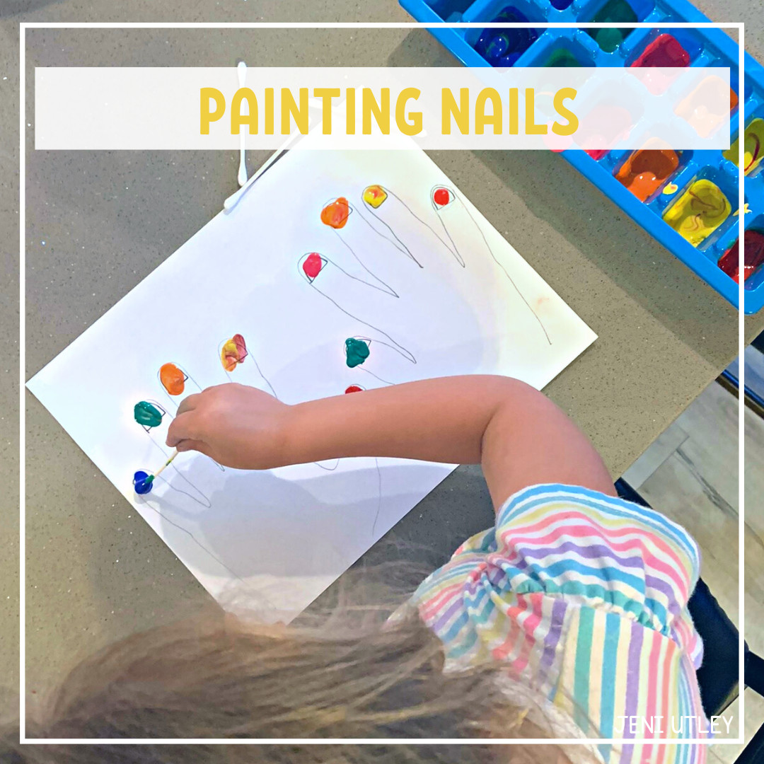 Painting Nails: Preschool Color Activity