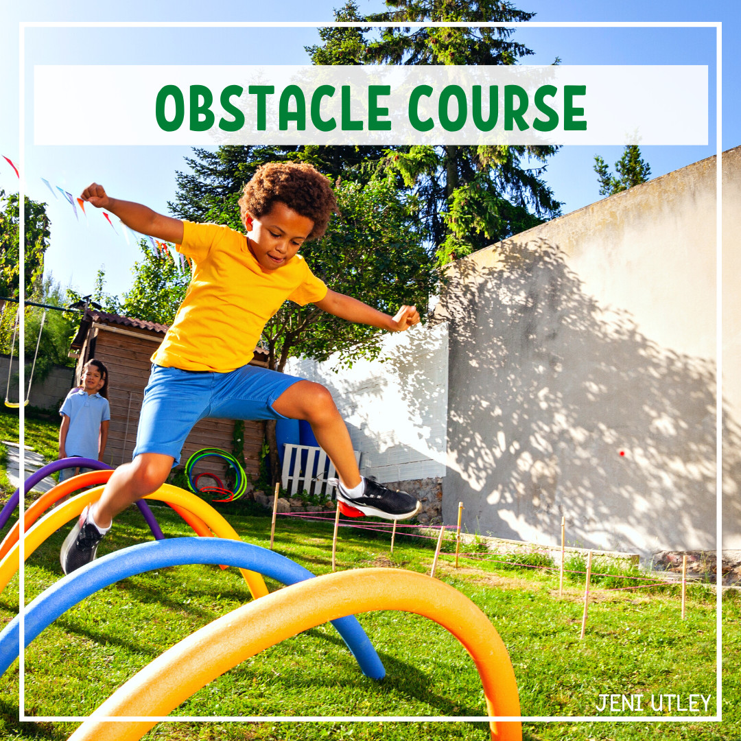 Obstacle Course: Preschool Fitness Activity