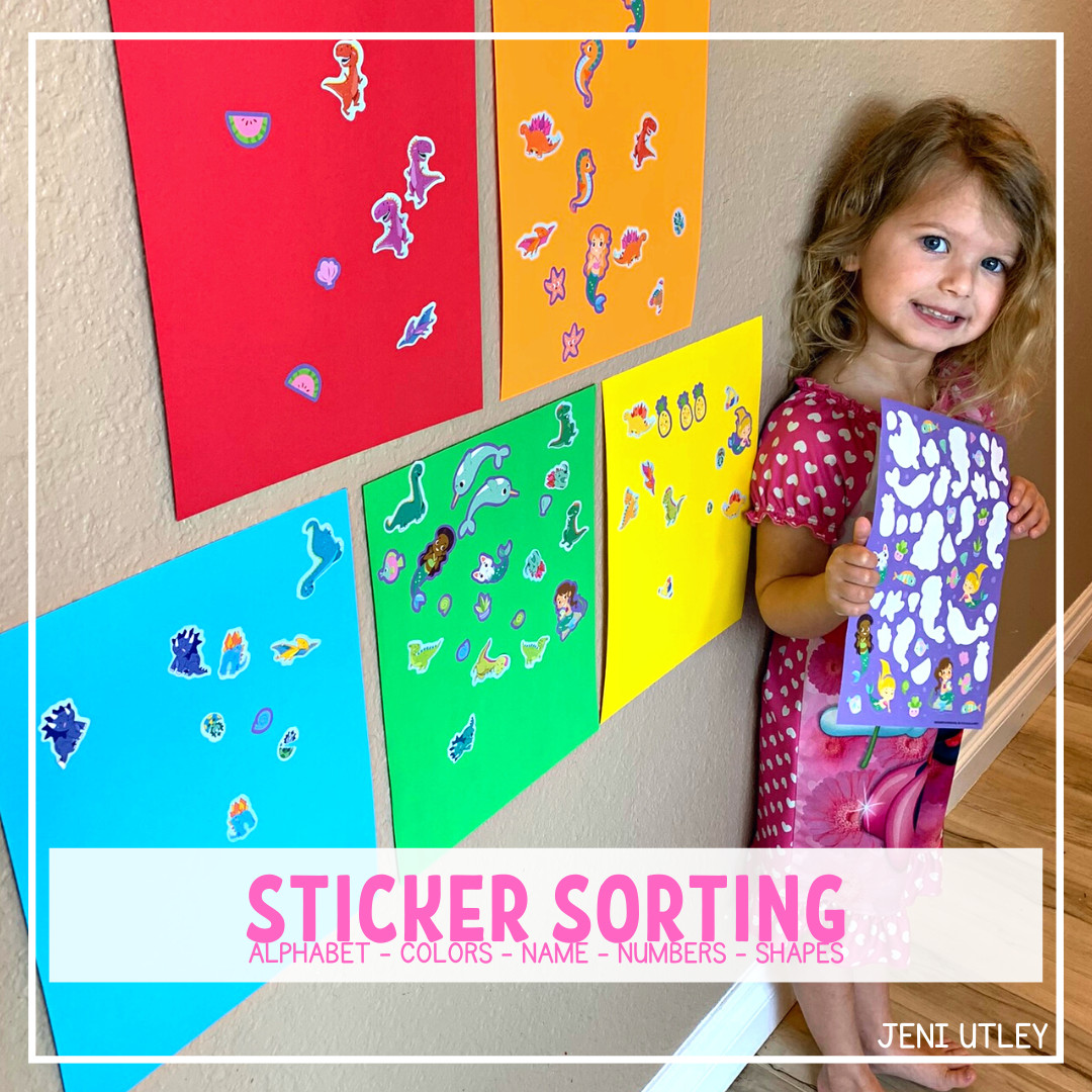 LEARN WITH STICKERS: PRESCHOOL ACTIVITY