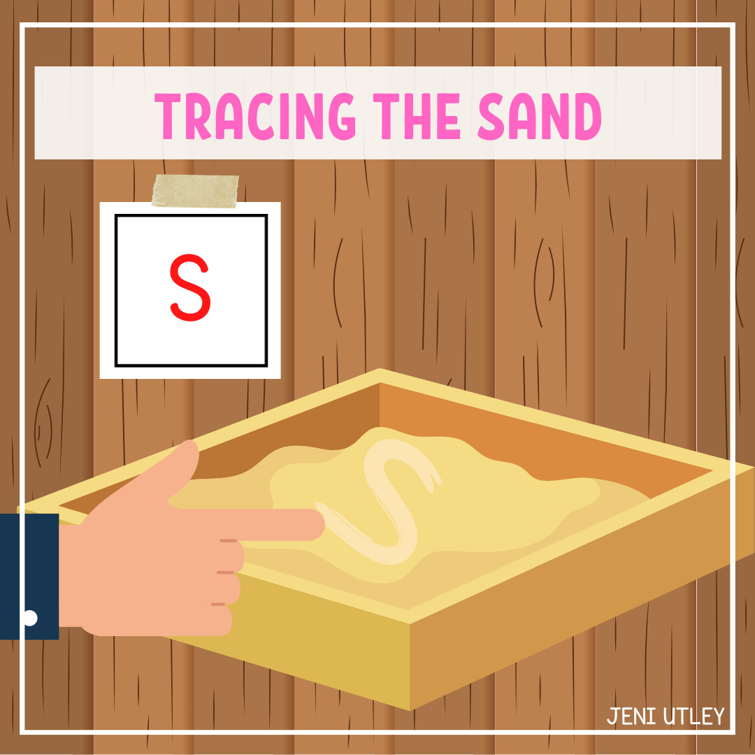 TRACING THE SAND ACTIVITY FOR PRESCHOOLERS