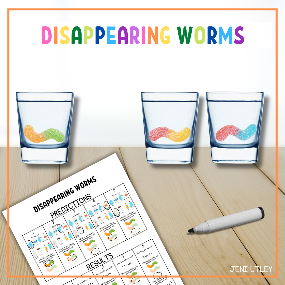 Exploring Science with Preschoolers: The Disappearing Worms Activity