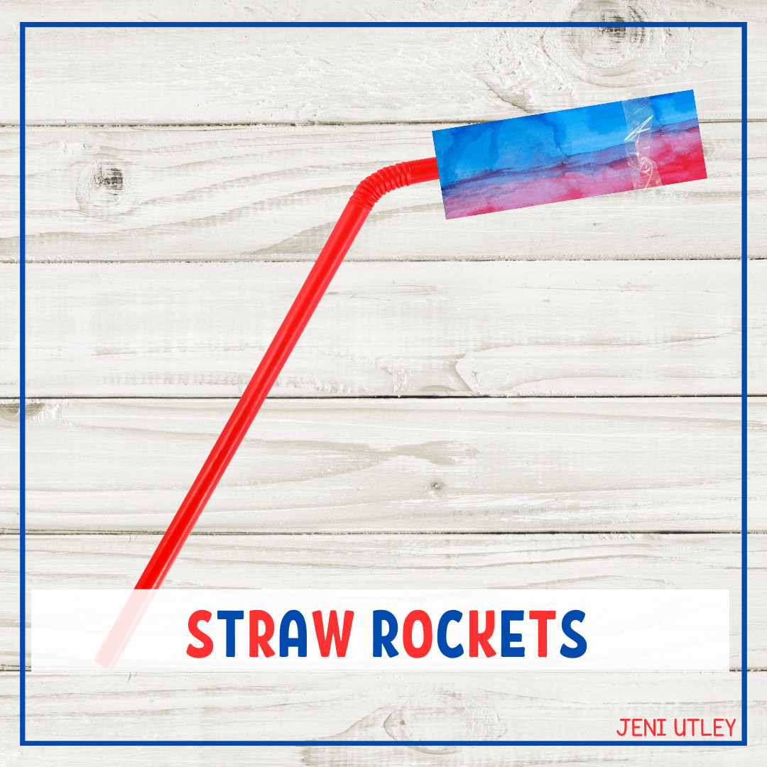 Fun 4th of July Activity for Preschoolers: DIY Straw Shooters!