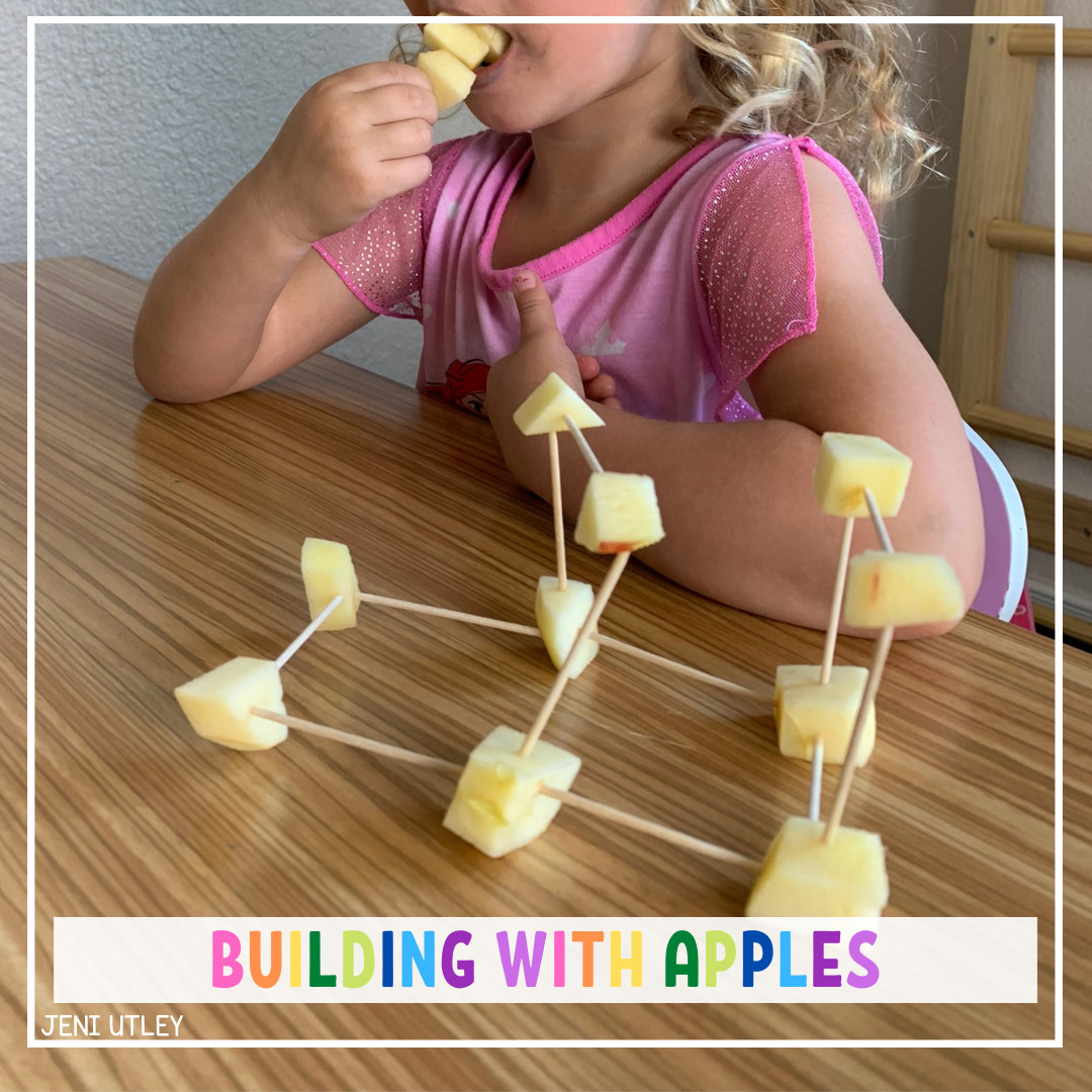 Building with Apples: A Fun and Creative Preschool Activity