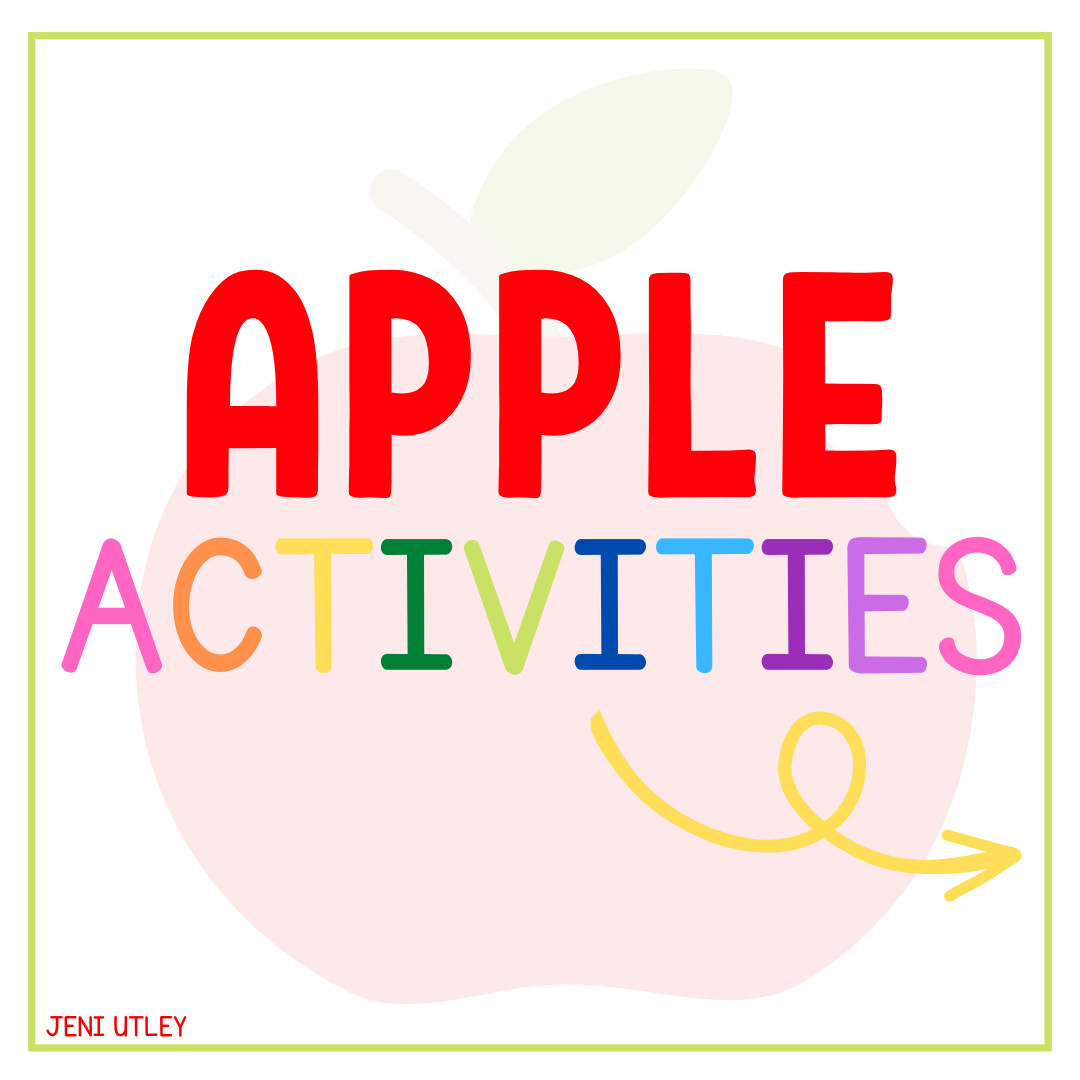 Apple Unit Study for Preschoolers