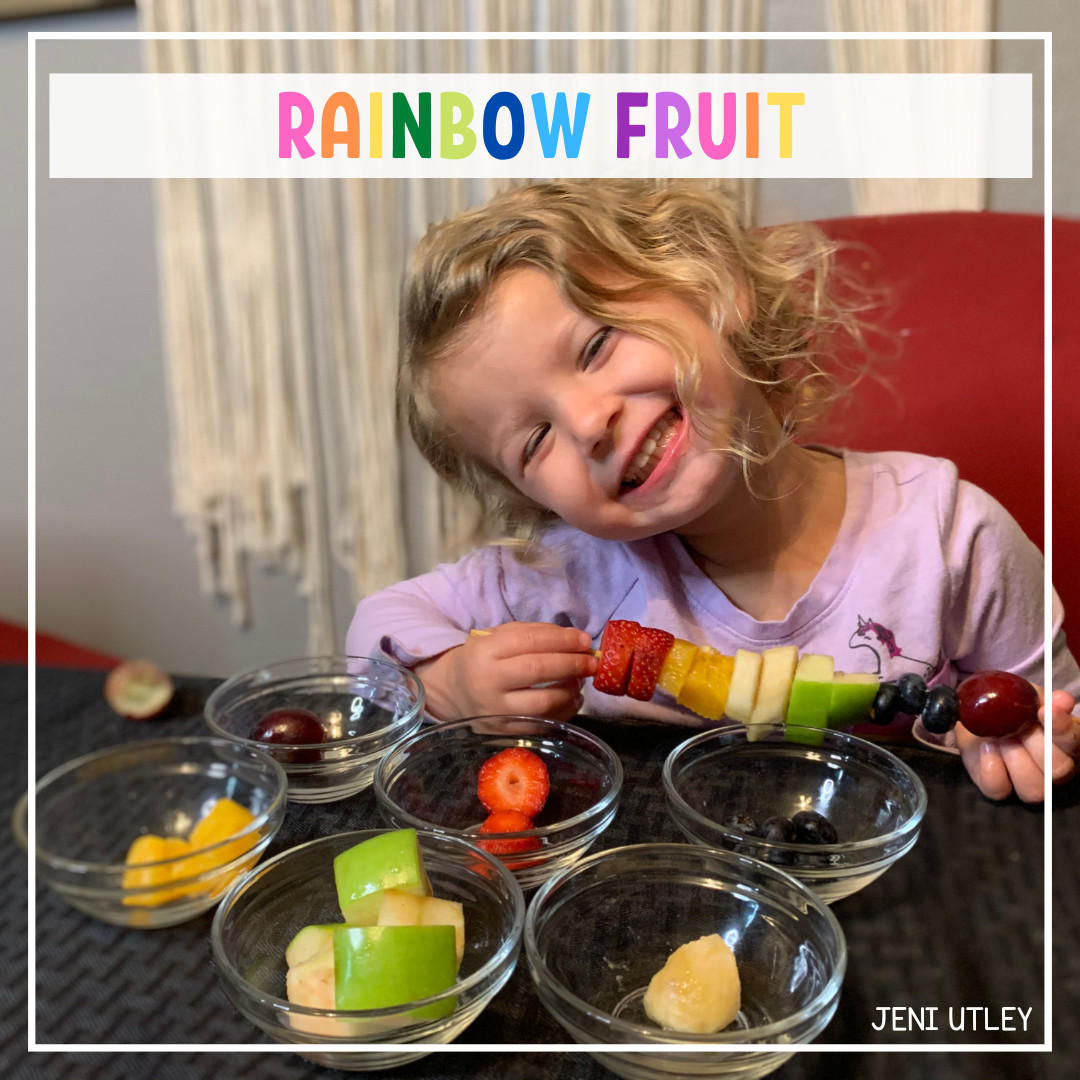 Rainbow Fruit Activity for Preschoolers: Learn Colors & Eat a Tasty Snack!