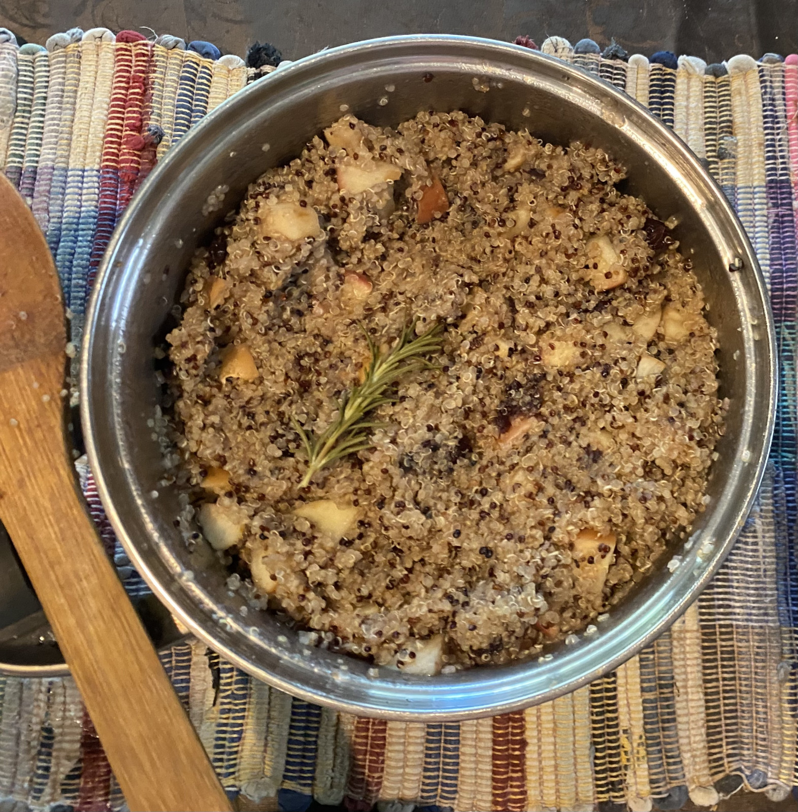 Quinoa Salad with Cranberries, Apples, & Pecans