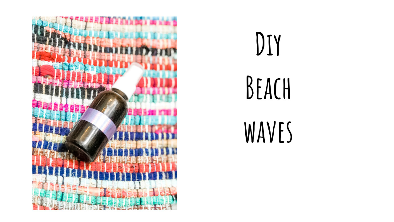 DIY Beach Waves (light hold hair spray)