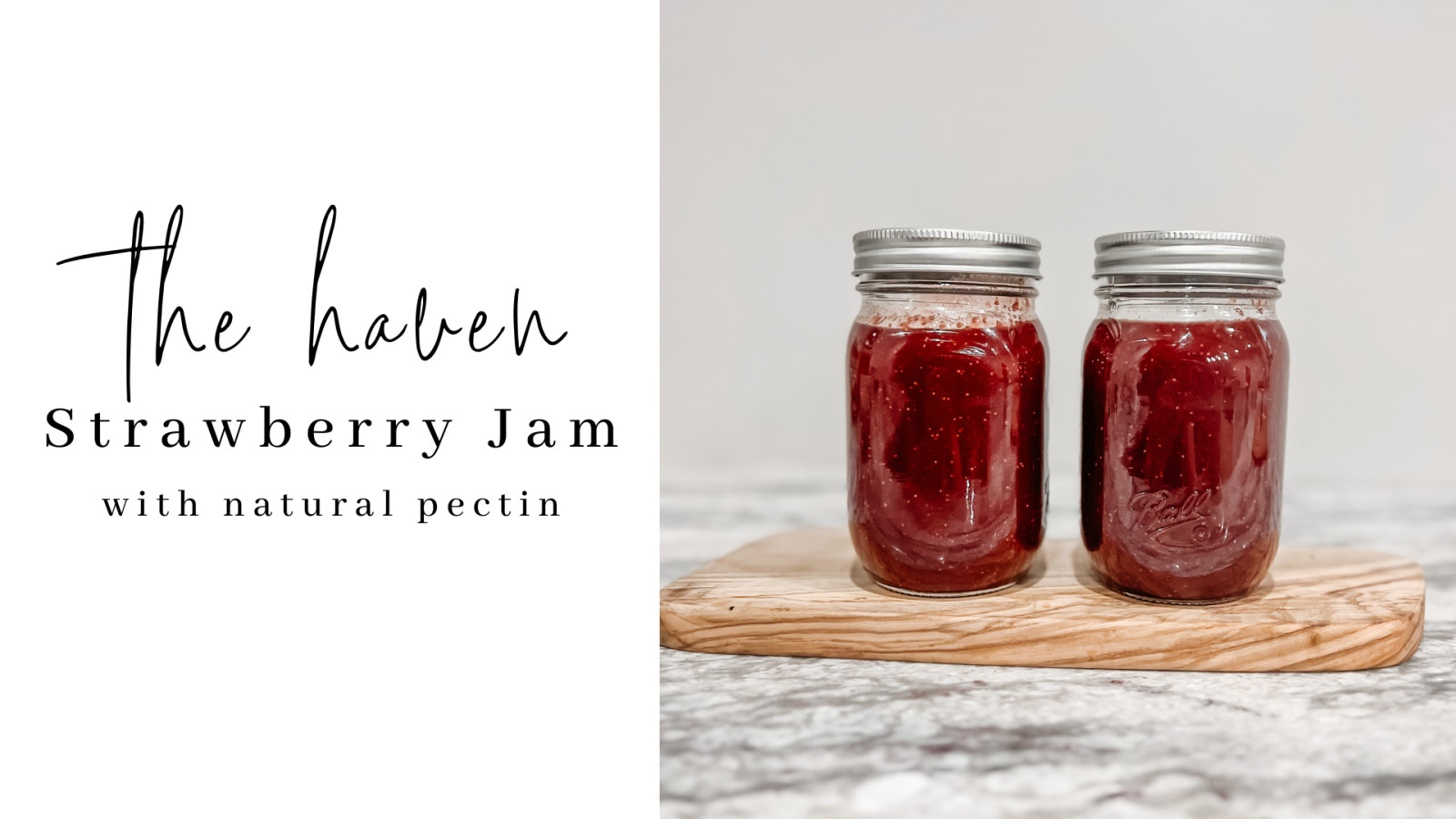 Strawberry Jam with Natural Pectin