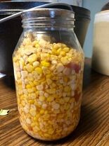 How to can corn salsa. 