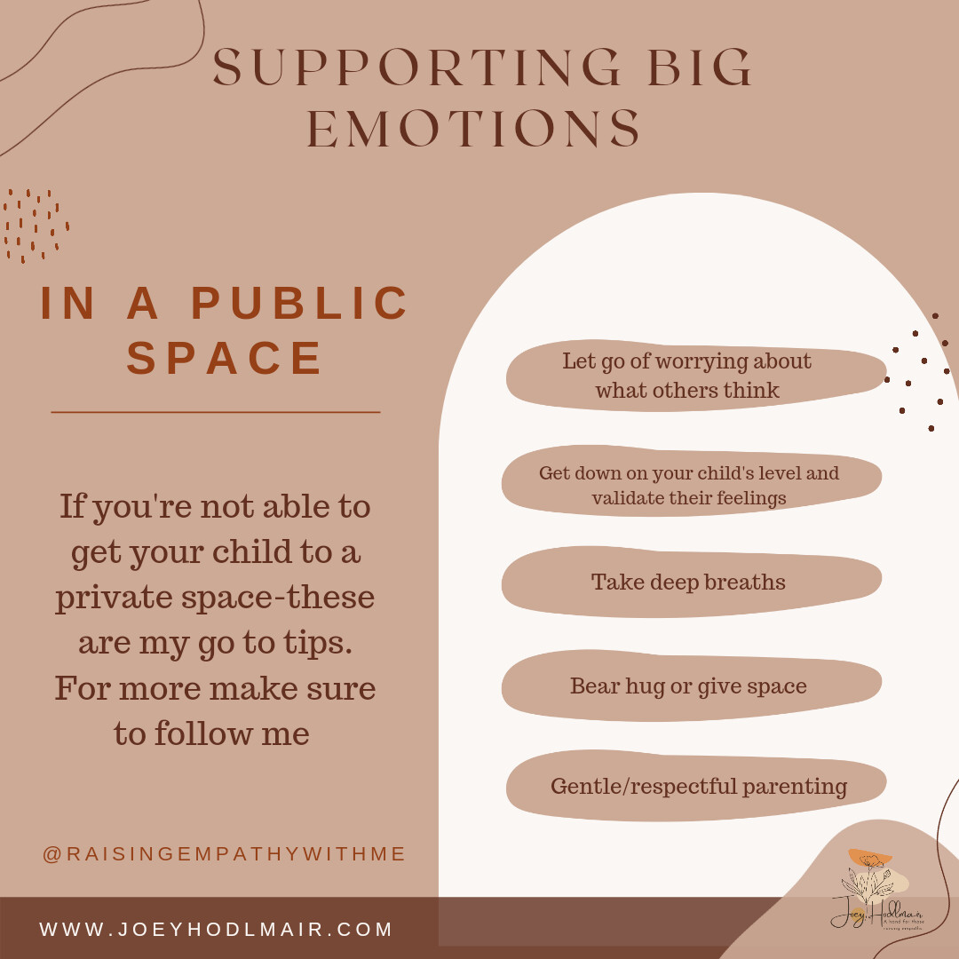 Supporting Big Emotions in Public