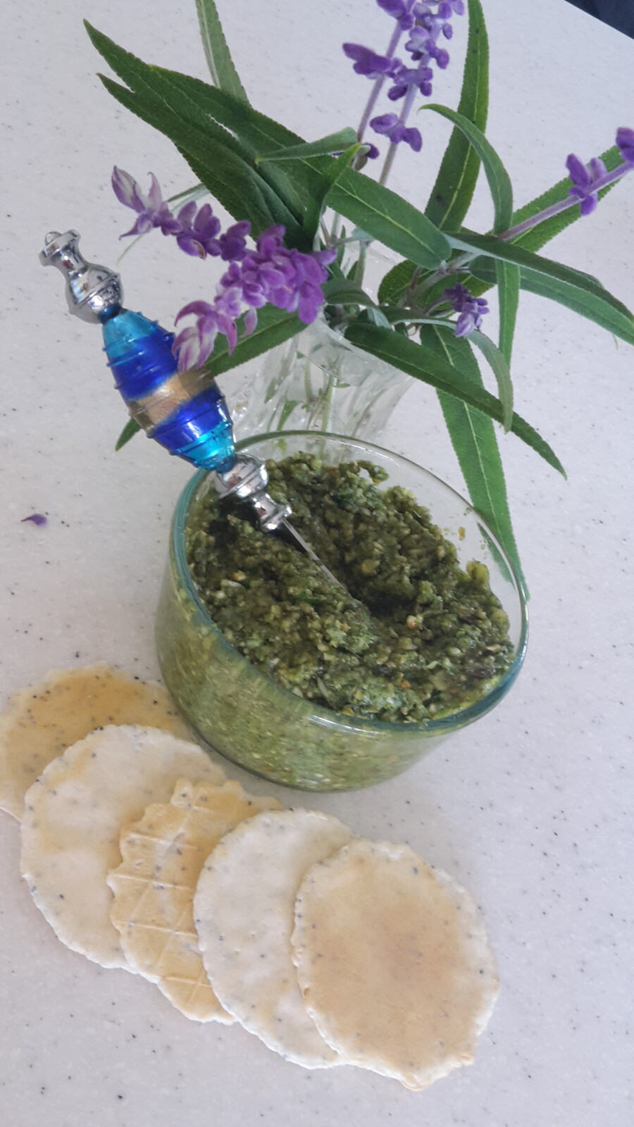 Get Creative with Indulgent Dips - Basil Pesto