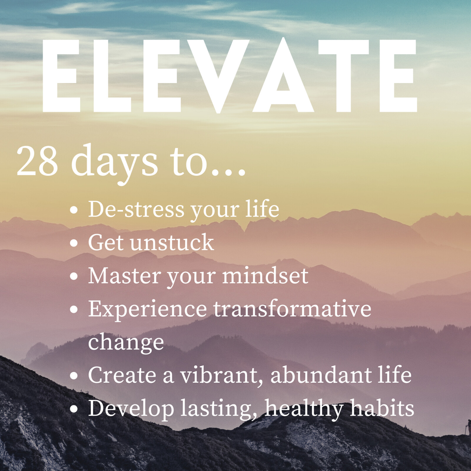 Elevate--28 Days to illuminate your Life's Purpose!