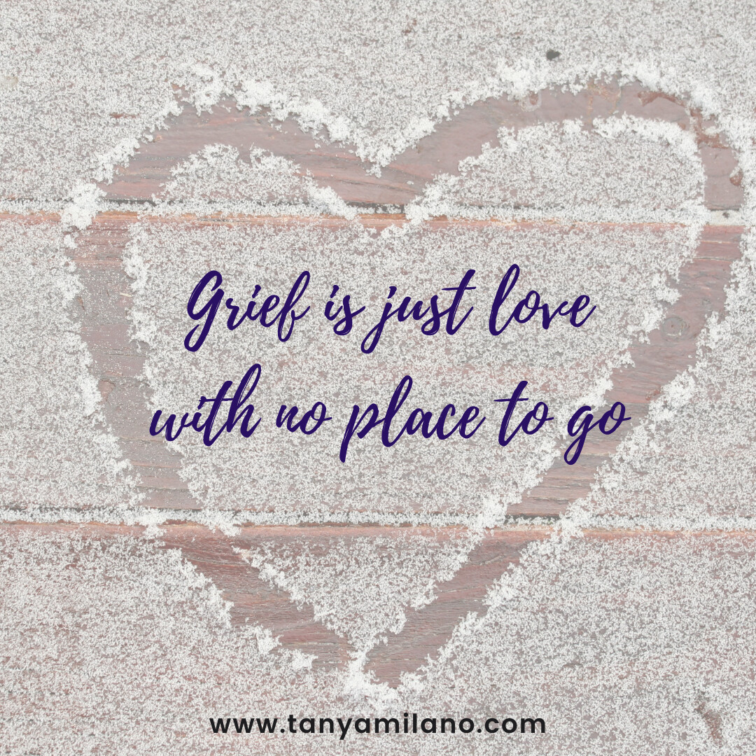 Grief is just love with no place to go (Jamie Anderson)