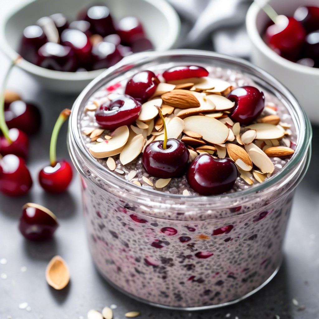 Delicious and Nutritious Cherry Chia Pudding - A Healthy Dessert Choice’